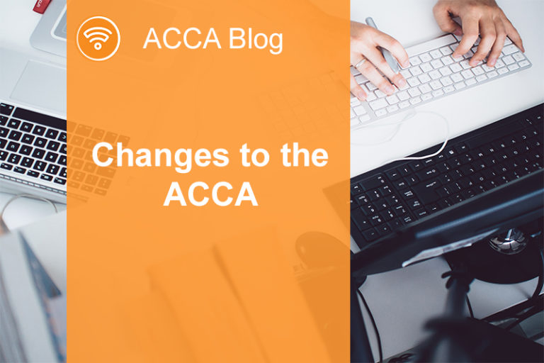 BLOG | Changes to the ACCA